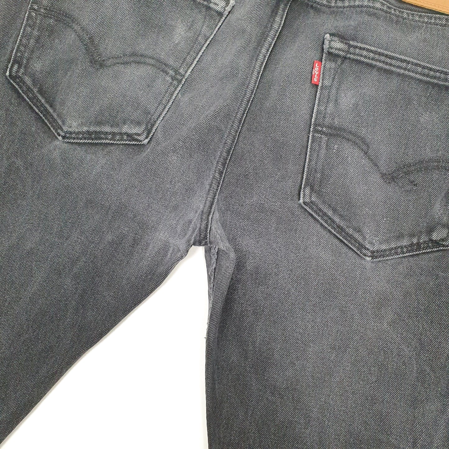 Levis 501 Skinny Slim Fit Jeans W32 L32 Grey