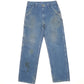 Carhartt Casual Loose Fit Carpenter Jeans W31 L30 Blue