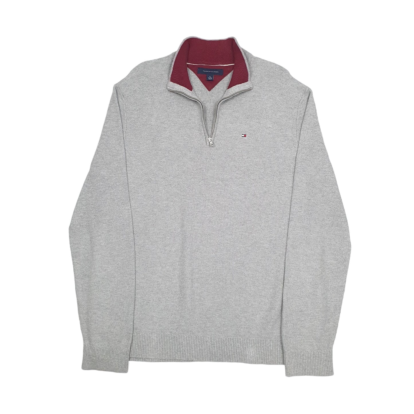 Tommy Hilfiger Quarter Zip XL Grey