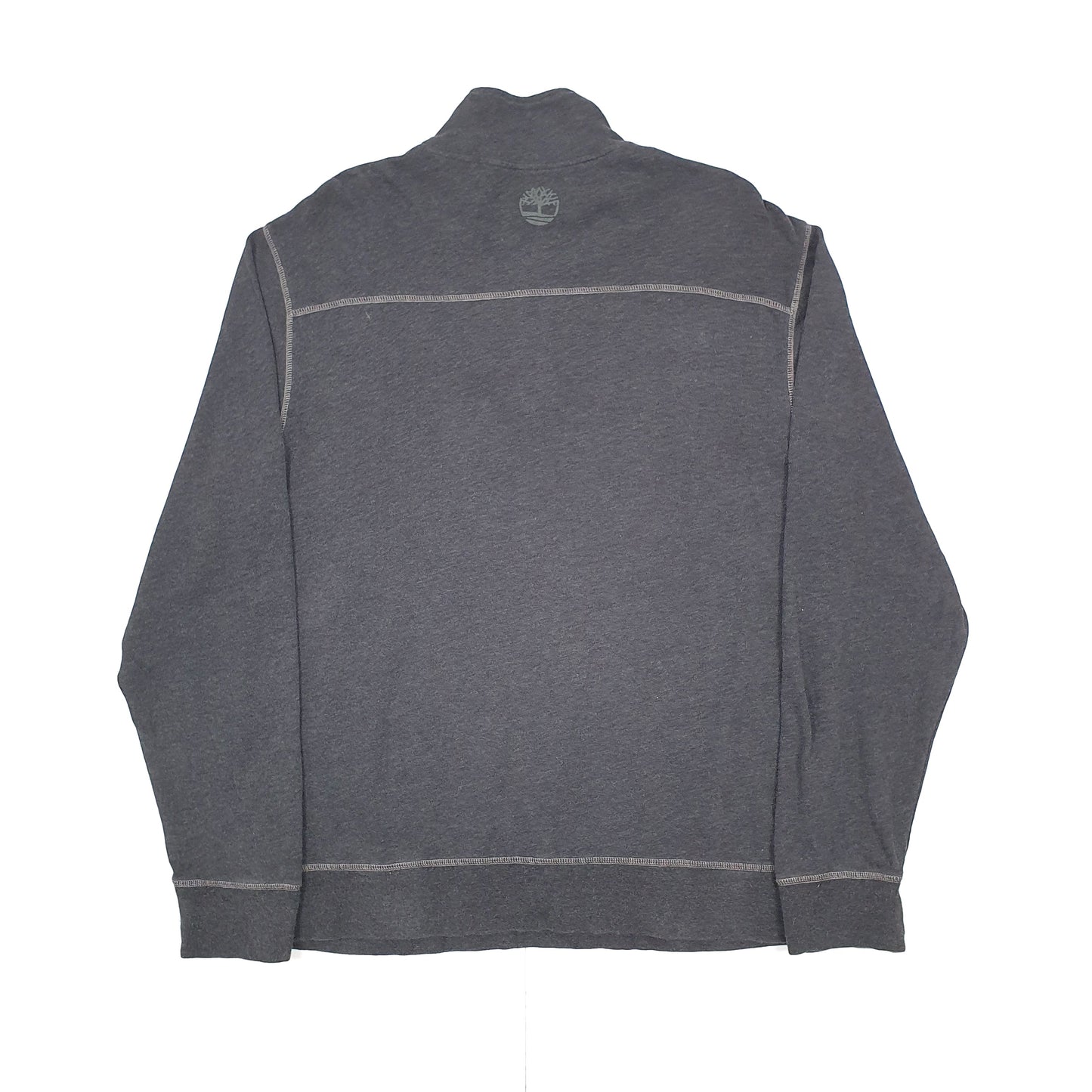 Timberland Spellout Quarter Zip M Grey