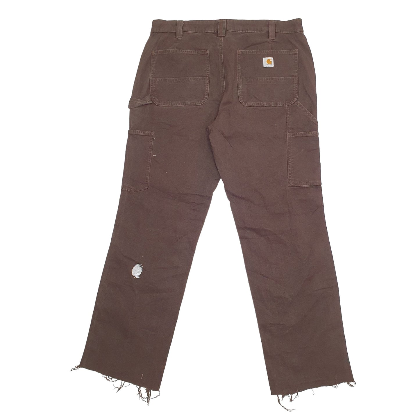 Womens Brown Carhartt Double Knee Carpenter Trousers