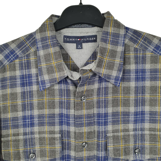 Tommy Hilfiger Long Sleeve Regular Fit Check Shirt Blue