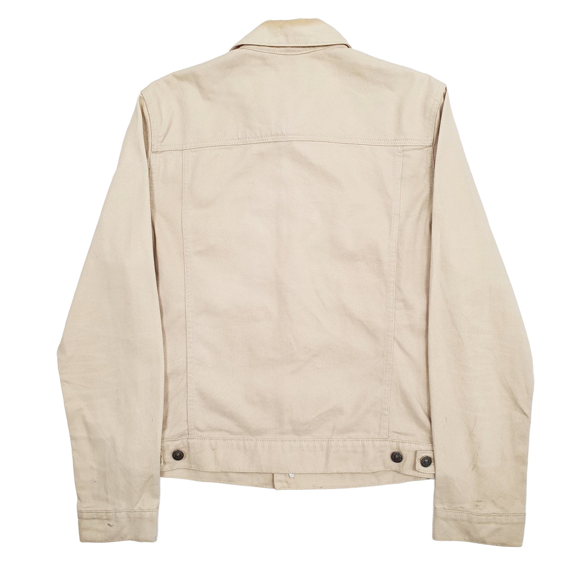 Womens Cream H&M  Denim Jacket Coat