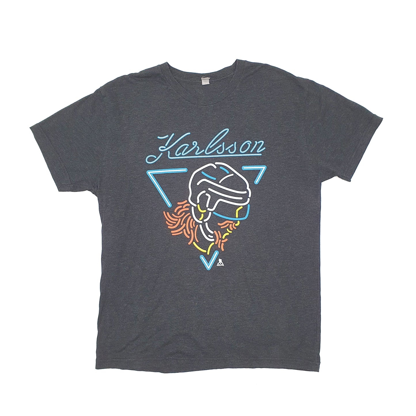 Next Level NHL Hockey Short Sleeve T Shirt Grey