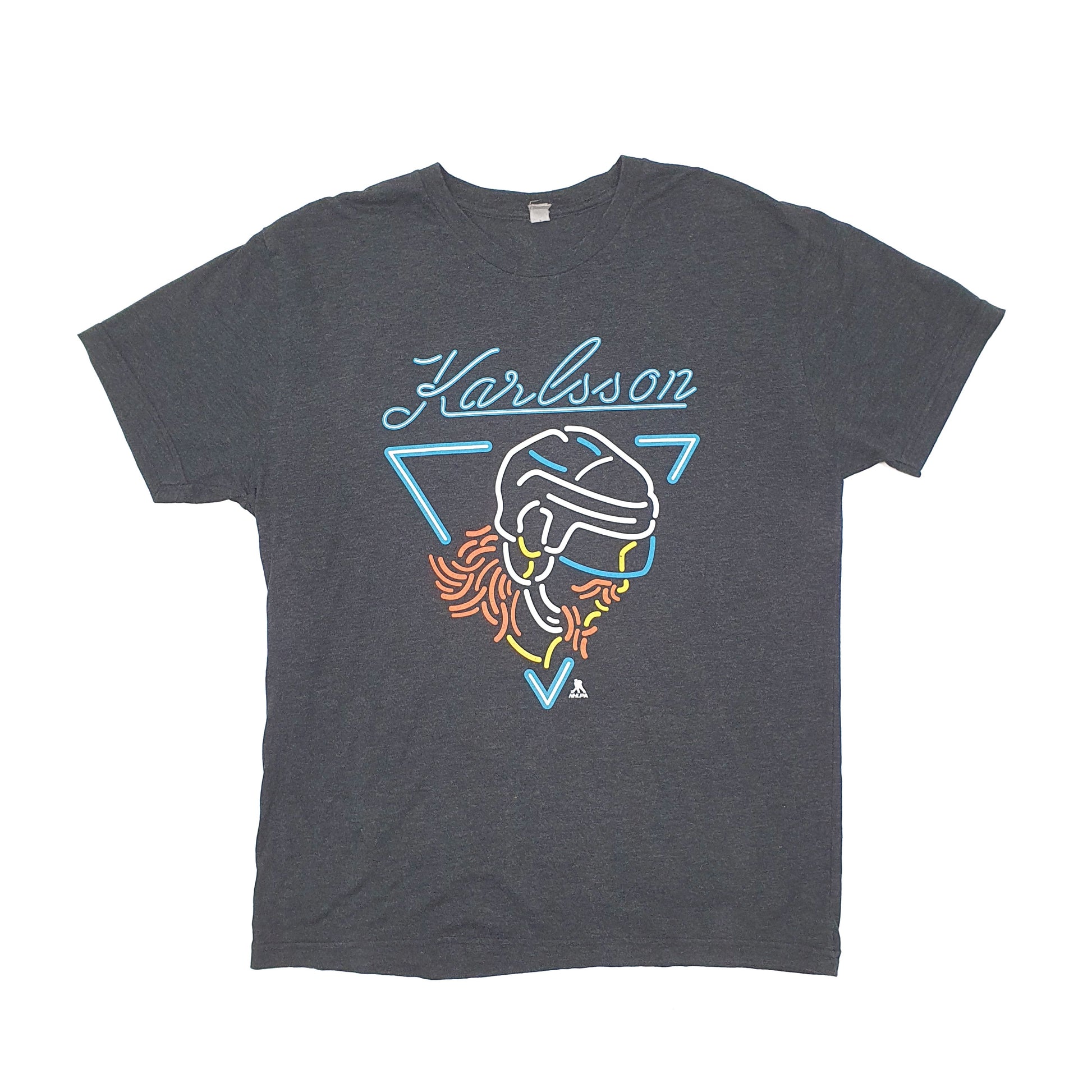 Next Level NHL Hockey Short Sleeve T Shirt Grey