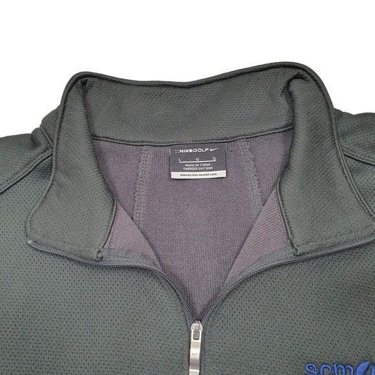 Mens Grey Nike Golf SCM Group Active Quarter Zip Jumper