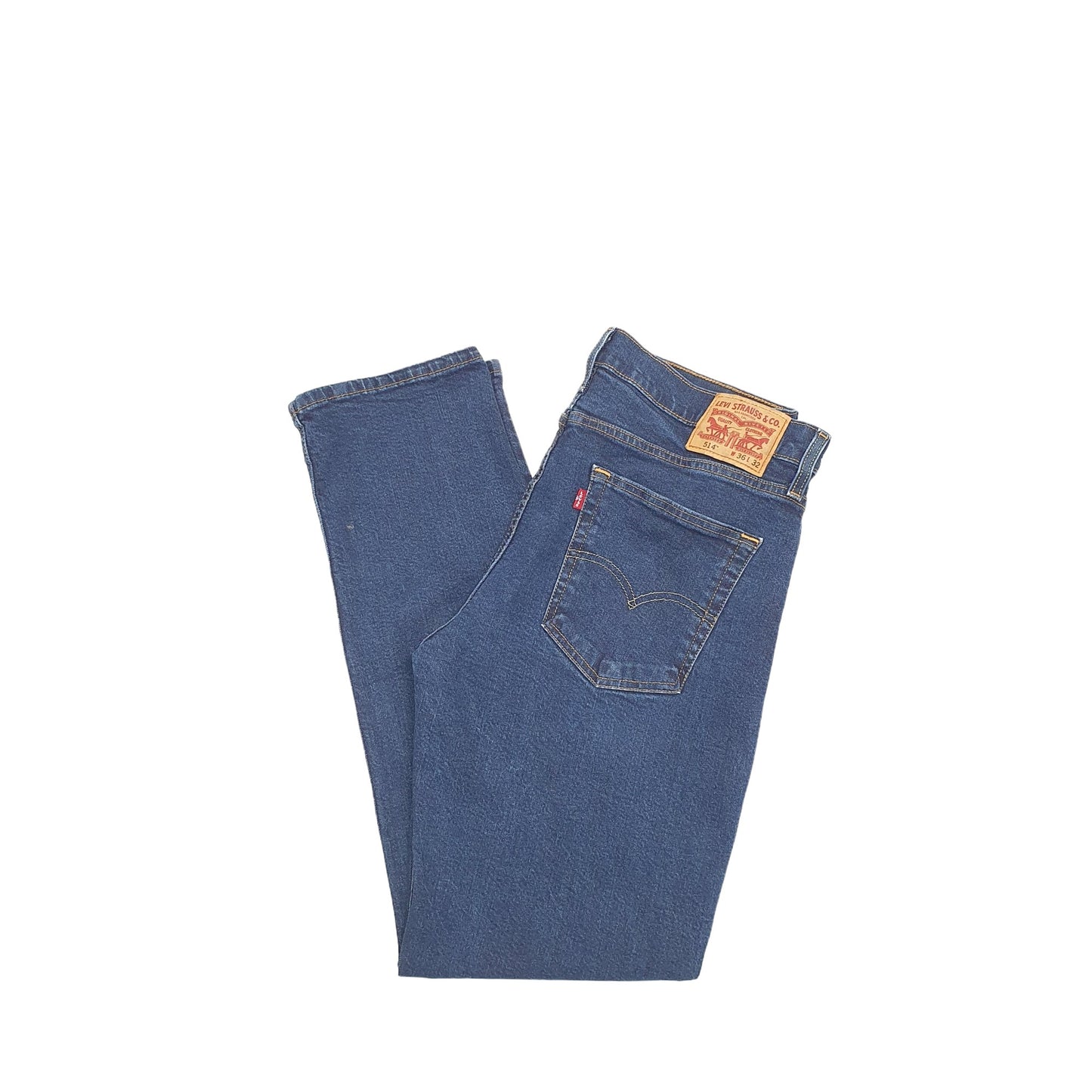 Levis 514 Straight Fit Jeans W36 L32 Blue