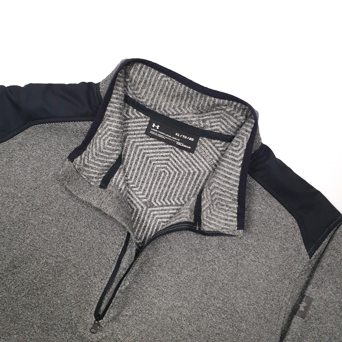 Under Armour Coldgear Quarter Zip Fleece XL Grey