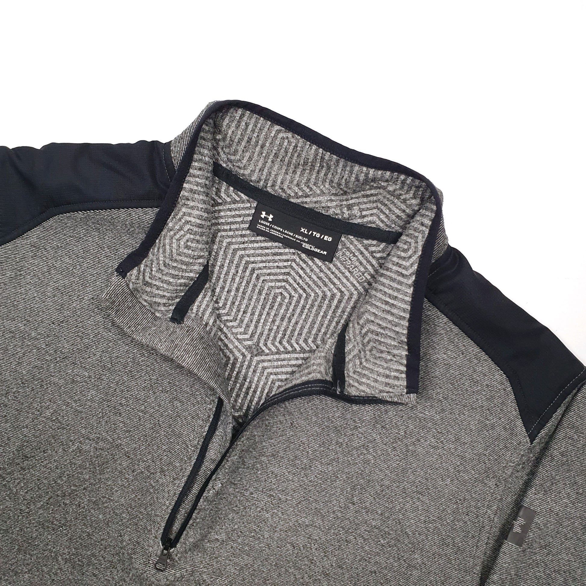 Under Armour Coldgear Quarter Zip Fleece XL Grey