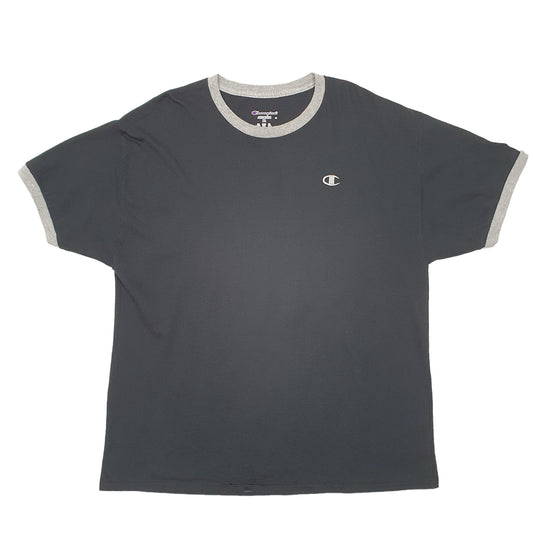 Champion Ringer Short Sleeve T Shirt Black