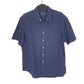 Ralph Lauren Seersucker Short Sleeve Regular Fit Shirt Navy