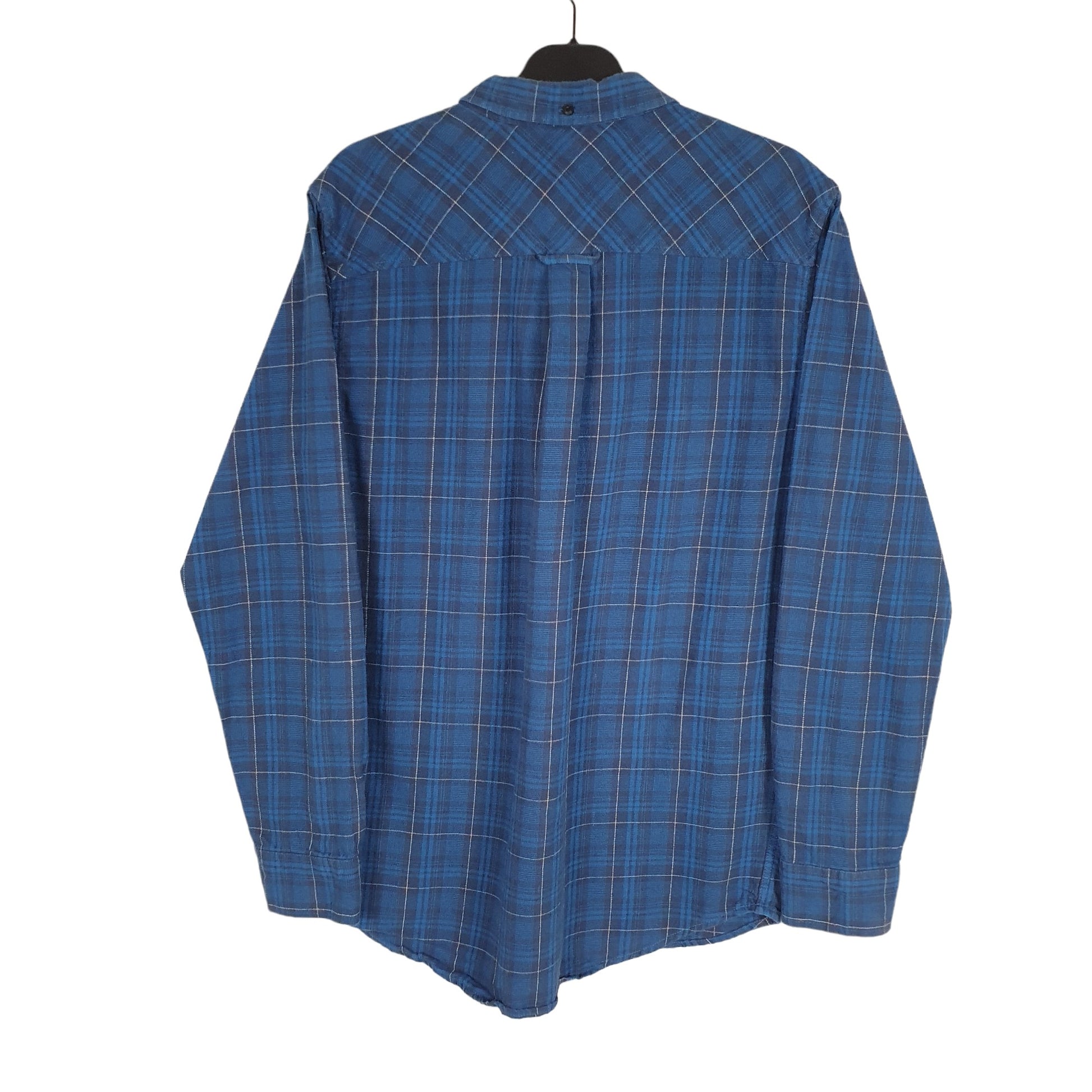 Hurley Flannel Shacket Long Sleeve Regular Fit Check Shirt Blue