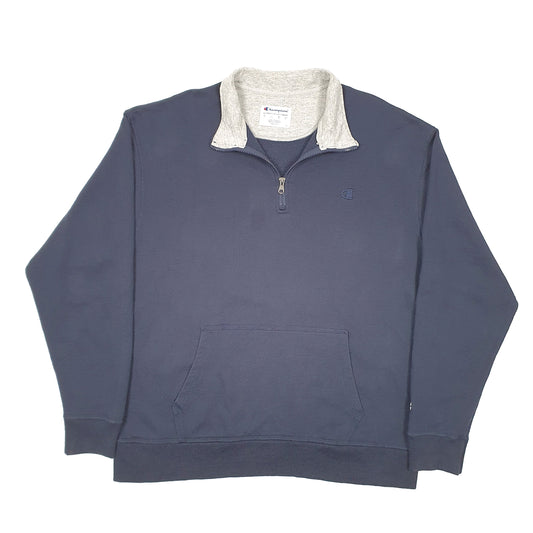 Champion Quarter Zip XL Navy