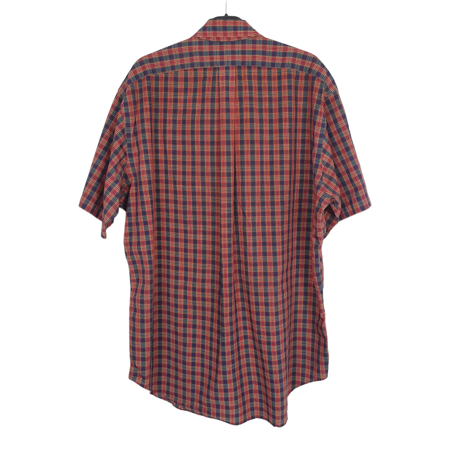 Ralph Lauren Short Sleeve Blake Fit Check Shirt Red