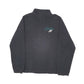 Womens Black NFL Philadelphia Eagles USA Football Quarter Zip Jumper