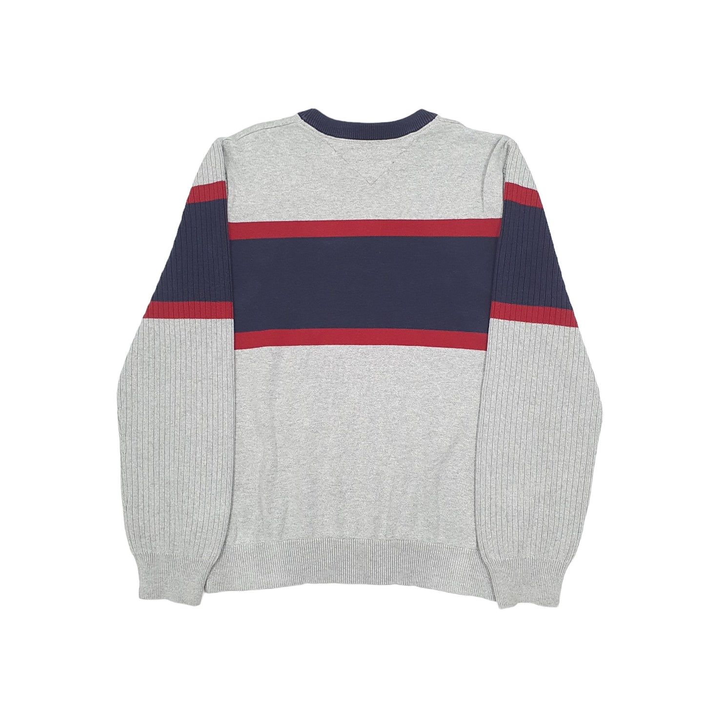 Tommy Hilfiger Spellout Knit Crewneck M Grey