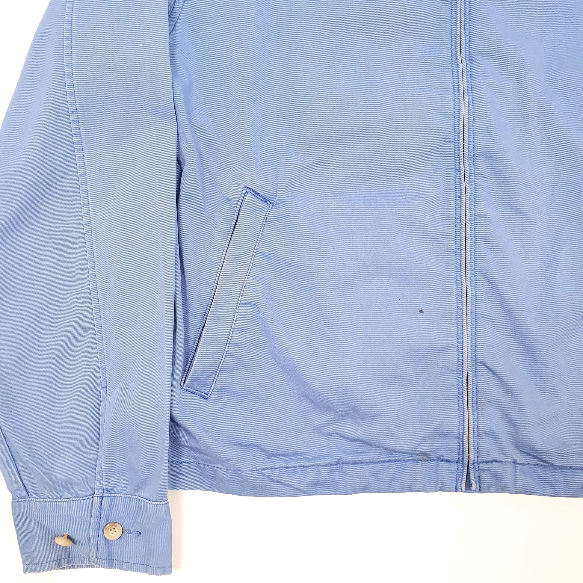 Mens Blue Polo Ralph Lauren Vintage Harrington Jacket Coat