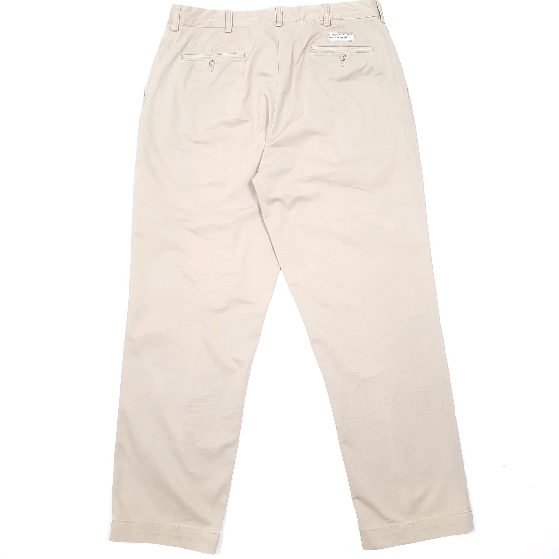 Mens Beige Polo Ralph Lauren Prospect Pant Chino Trousers