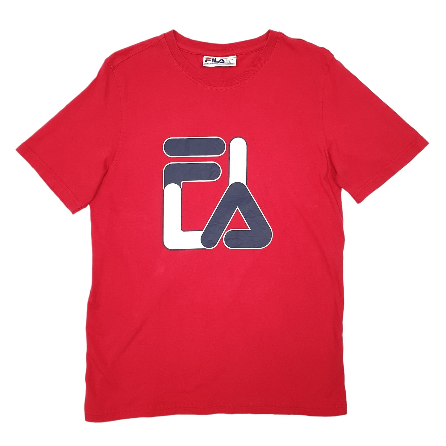 Fila Short Sleeve T Shirt Red