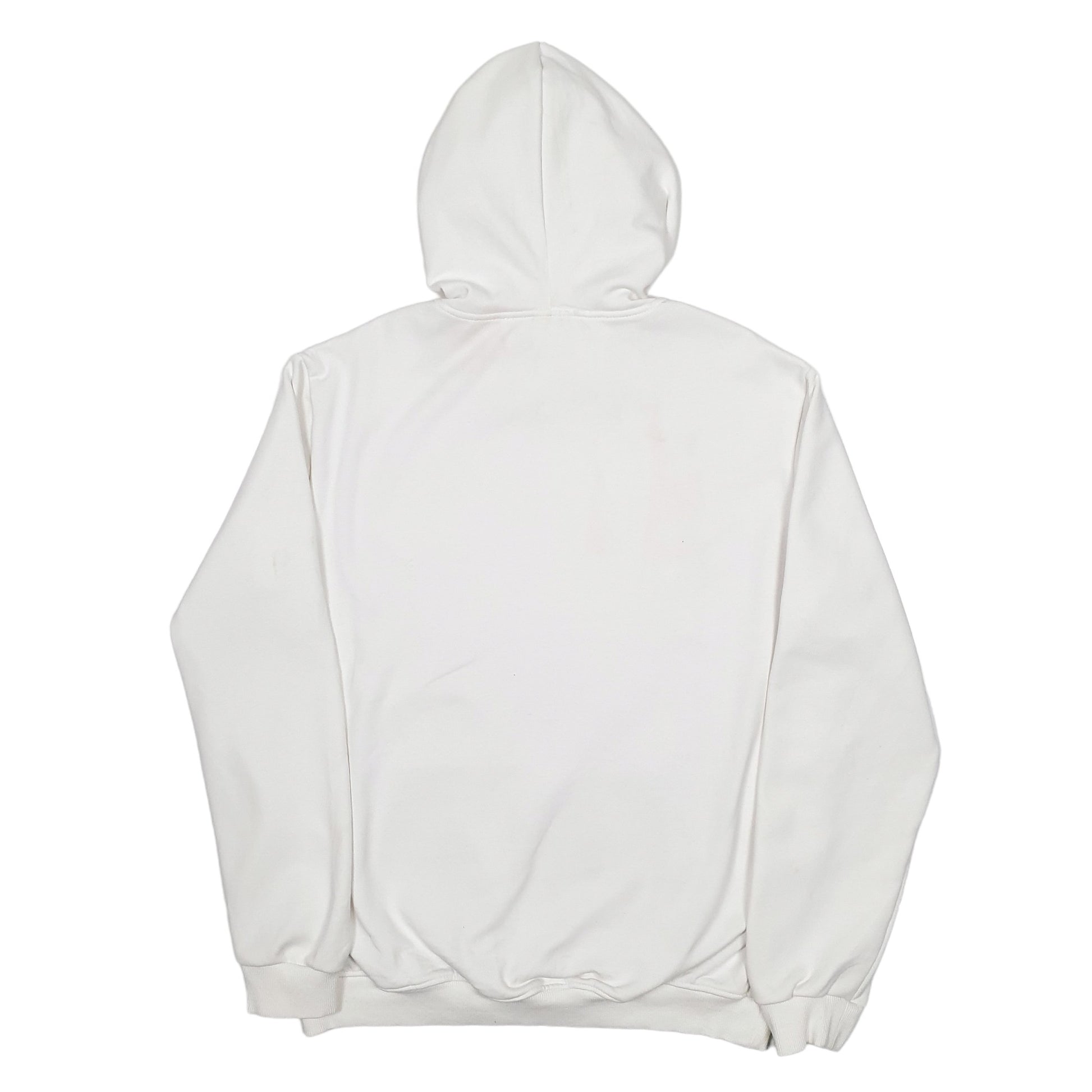 Mens White Puma Spellout Hoodie Jumper