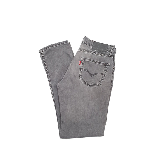 Levis 511 Slim Fit Jeans W30 L28 Grey