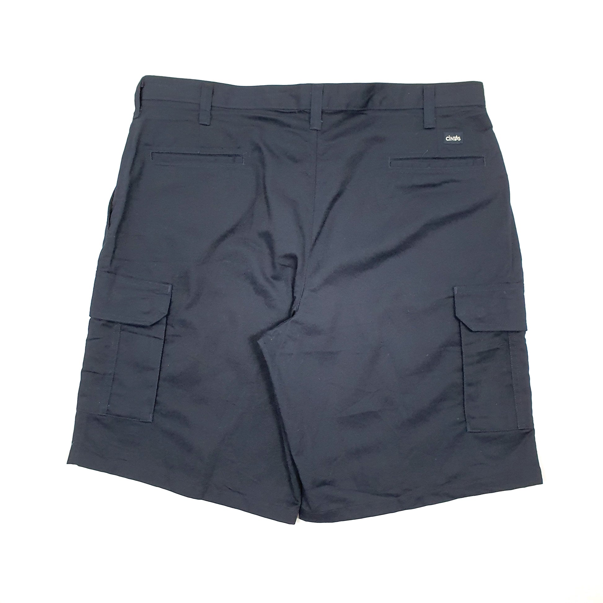 Mens Navy Cintas Comfort Flex Cargo Shorts