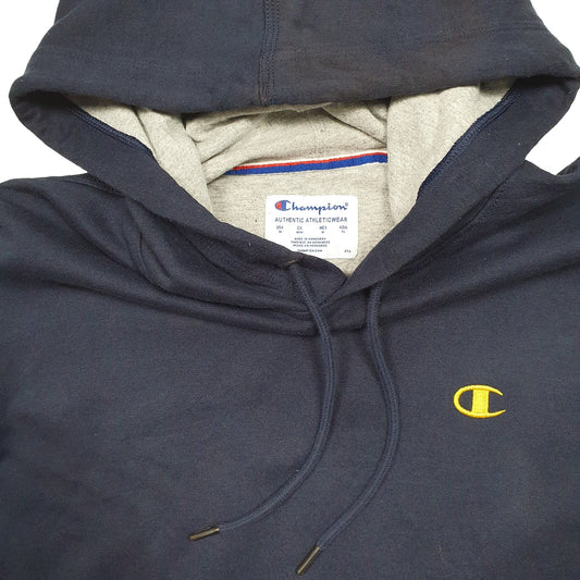 Mens Blue Champion  Hoodie Jumper