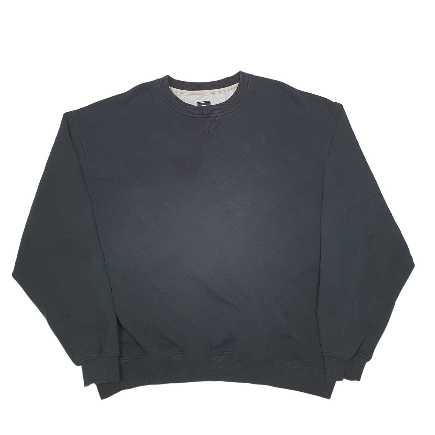 Mens Black Champion  Crewneck Jumper