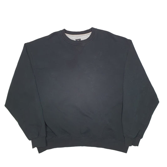 Mens Black Champion  Crewneck Jumper