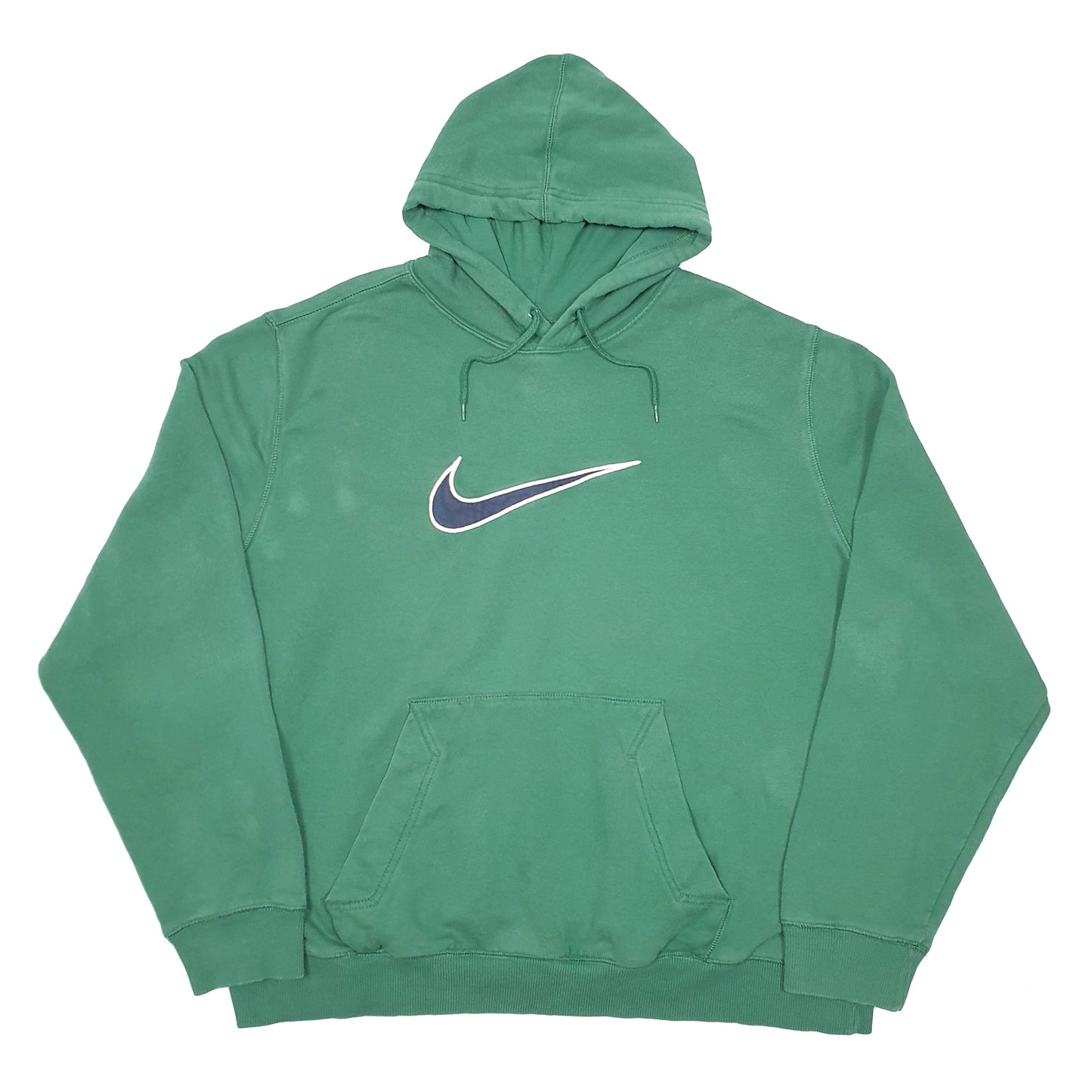 Mens Green Nike Swoosh Hoodie Jumper