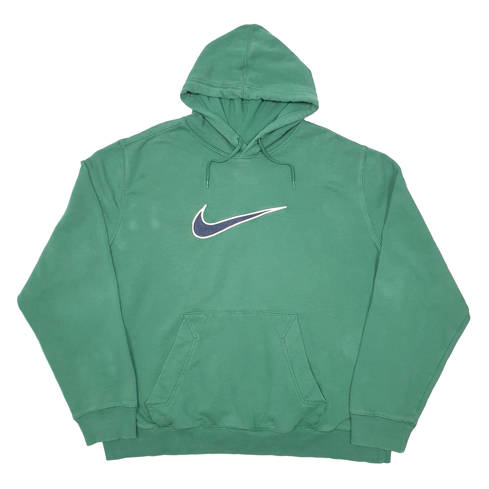 Mens Green Nike Swoosh Hoodie Jumper
