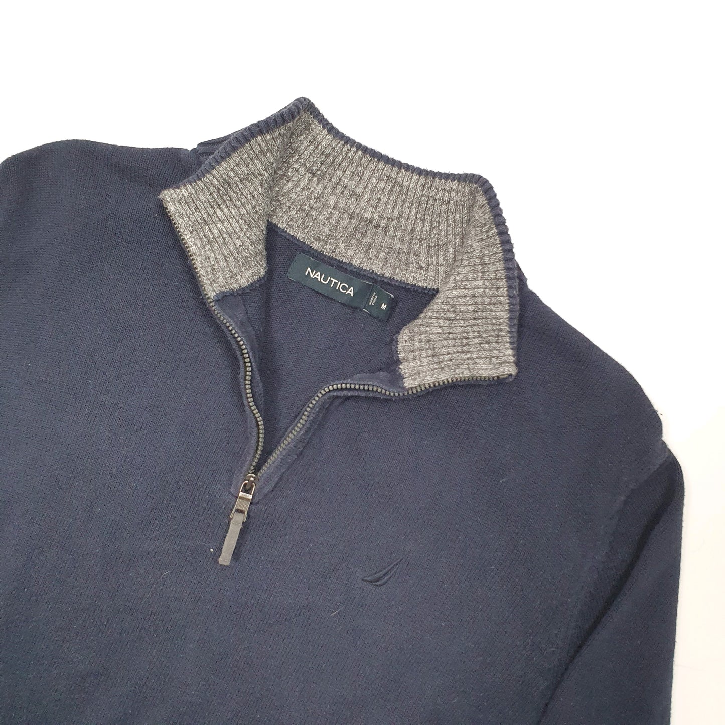 Nautica Quarter Zip M Navy