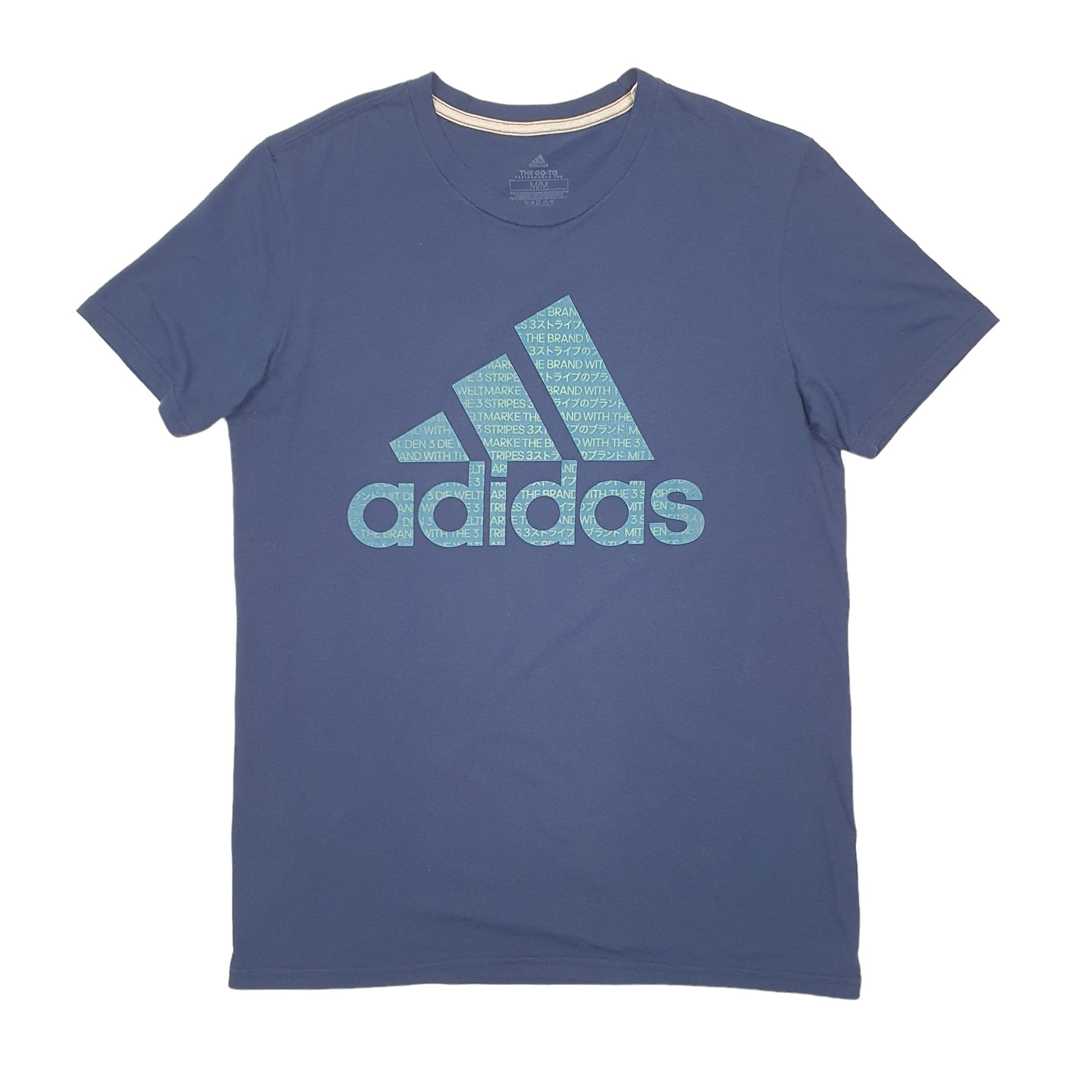 Adidas Short Sleeve T Shirt Navy
