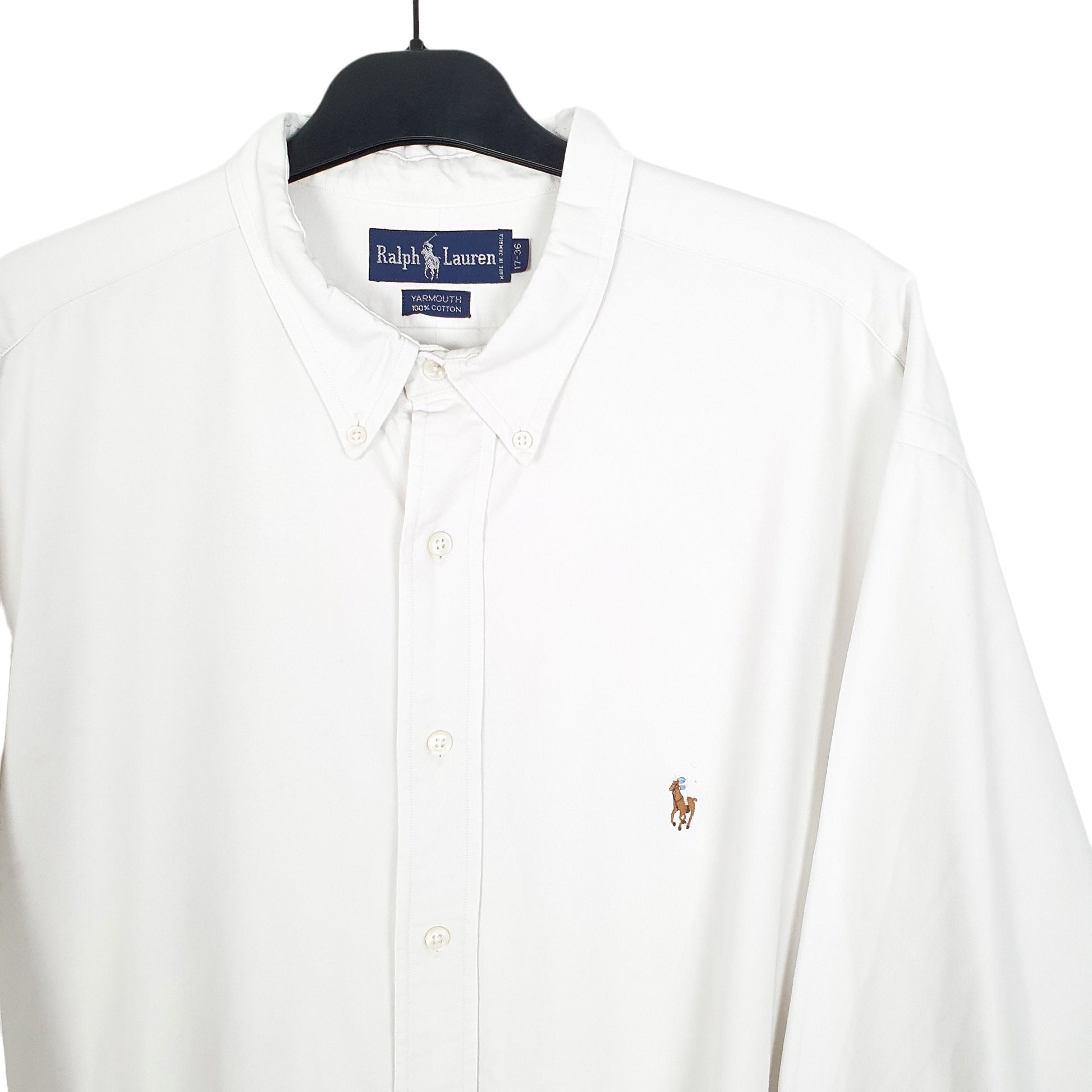 Ralph Lauren Long Sleeve Yarmouth Fit Shirt White