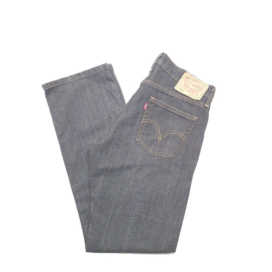 Levis 514 Straight Fit Jeans W30 L32 Black