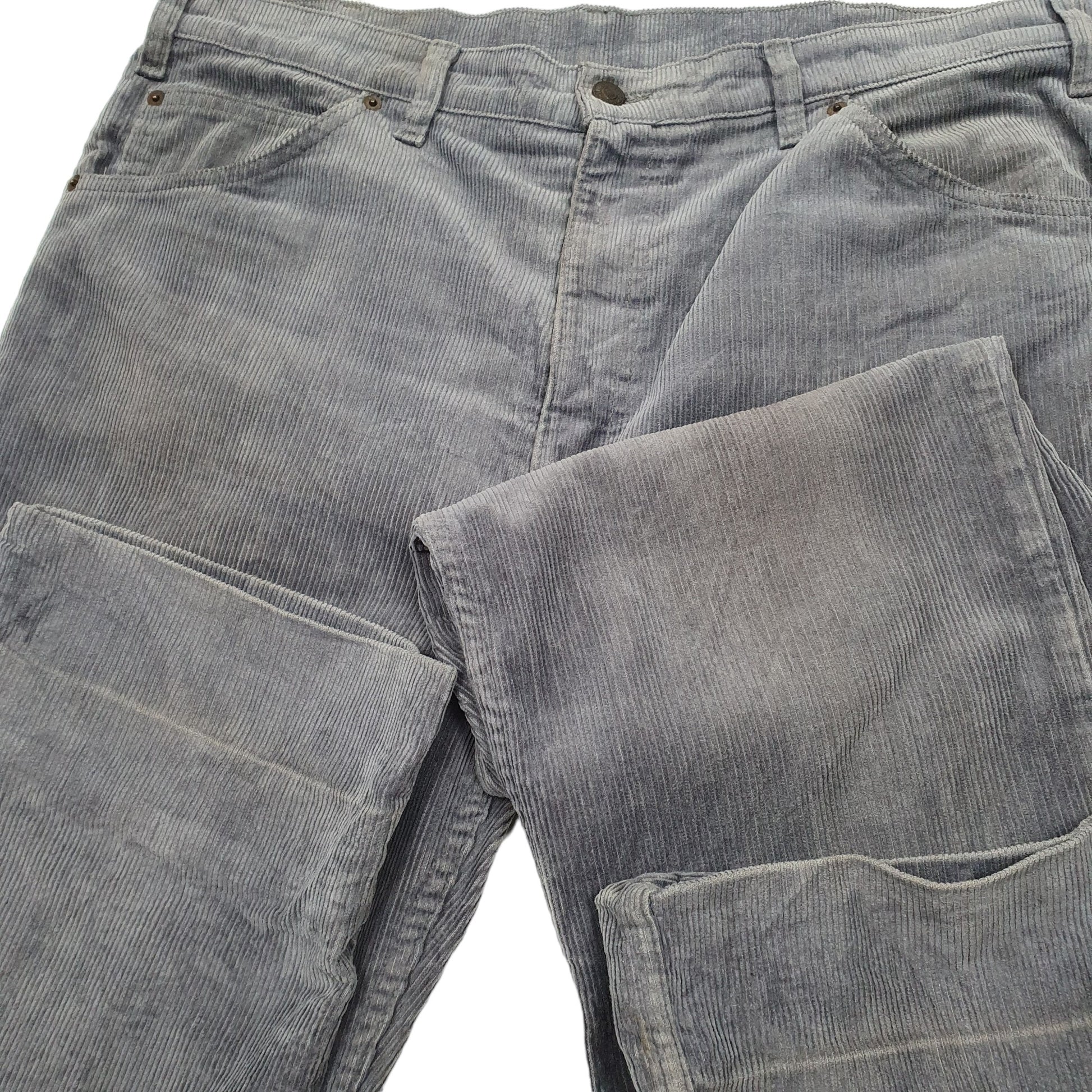 Mens Grey Levis 630 Corduroy Trousers