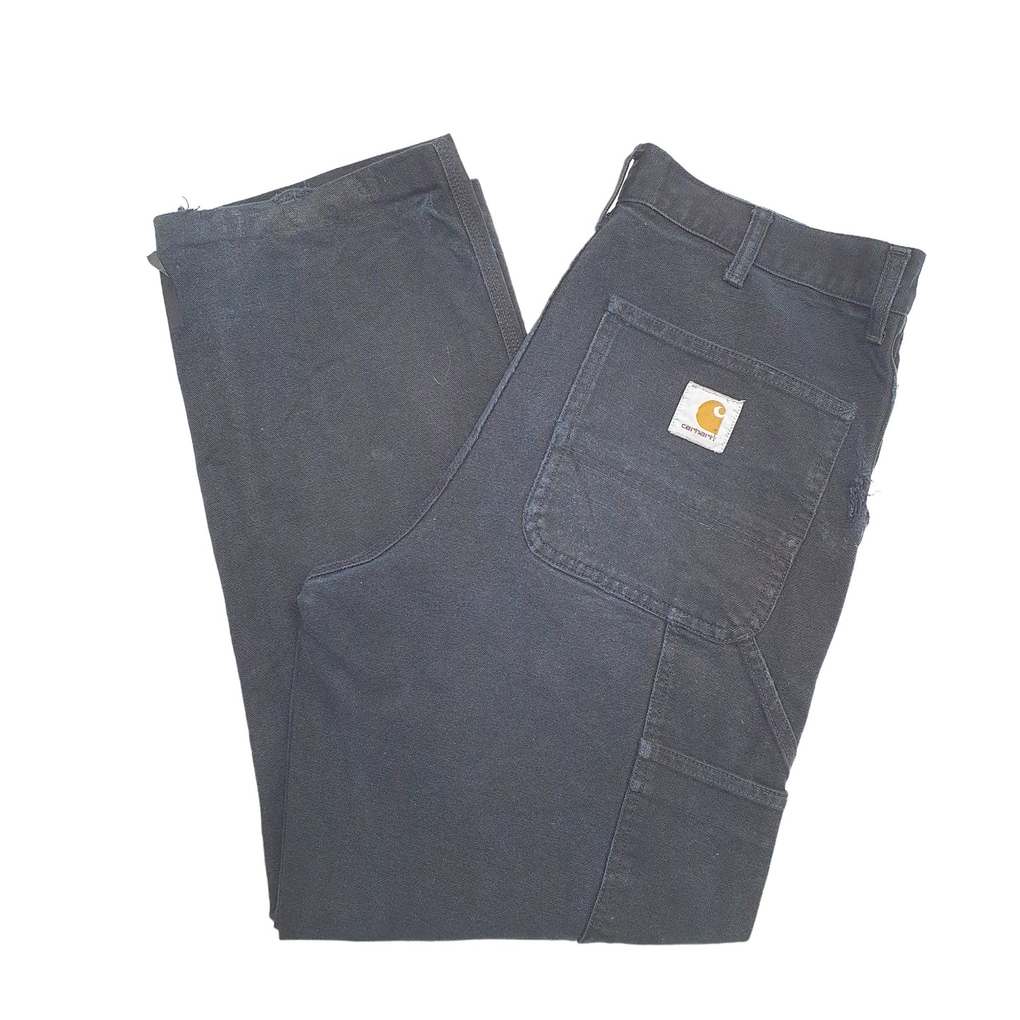 Mens Black Carhartt WIP Carpenter Trousers