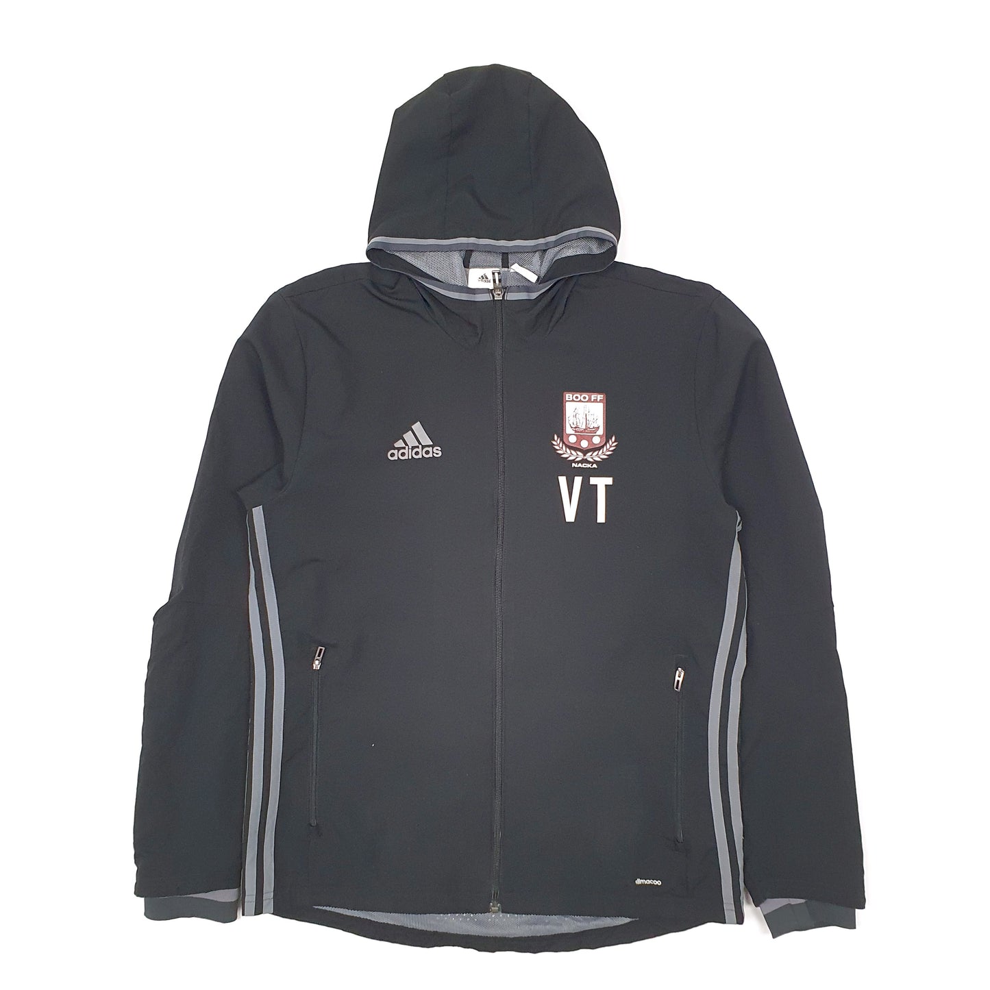 Mens Black Adidas Football  Coat