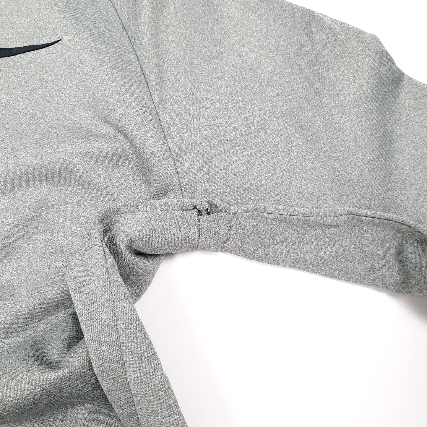 Mens Grey Nike Dri Fit Hoodie Jumper