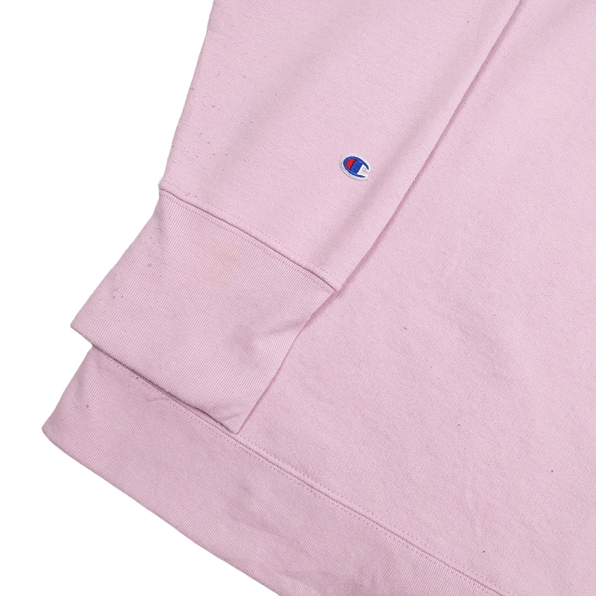 Womens Pink Champion  Crewneck Jumper