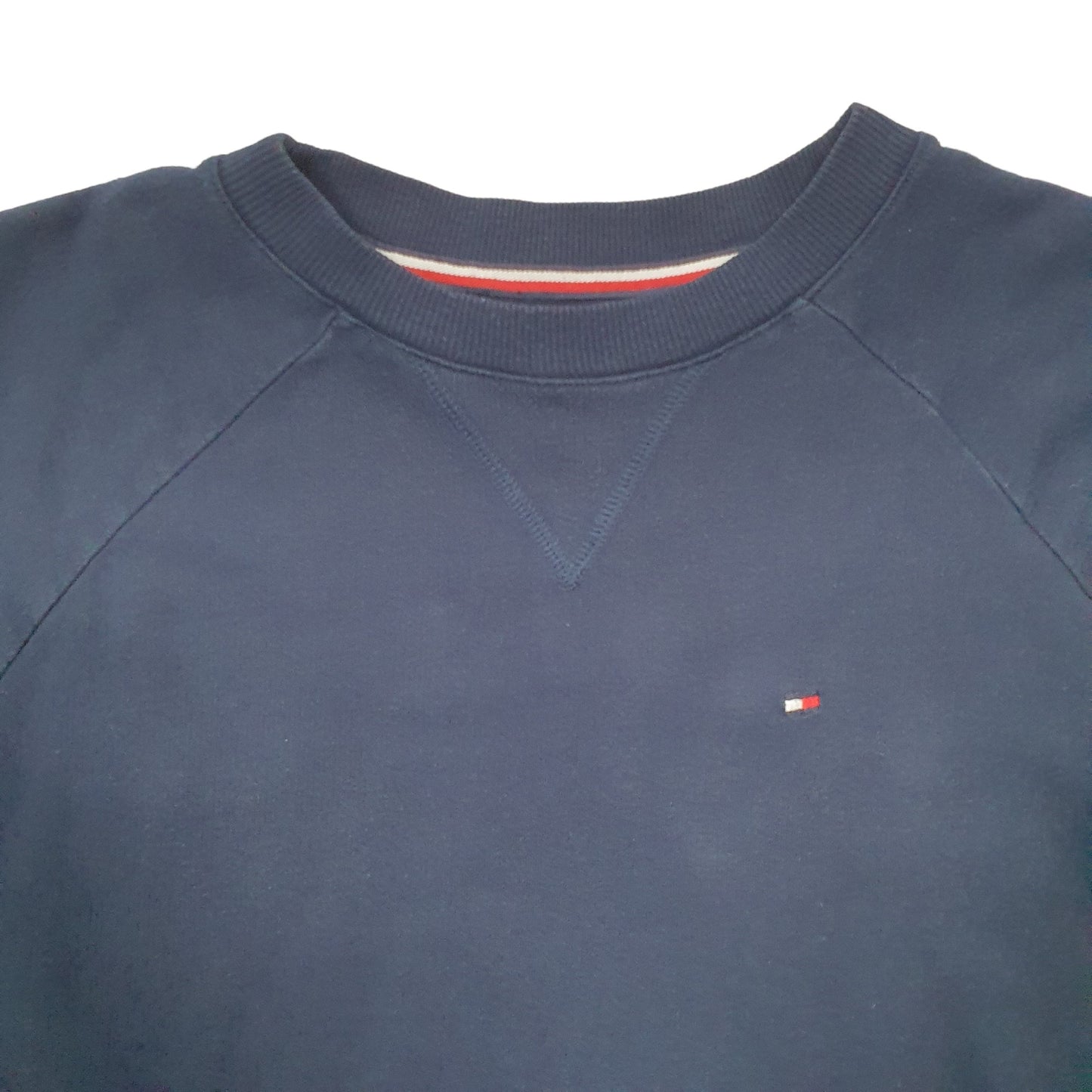 Mens Navy Tommy Hilfiger  Crewneck Jumper