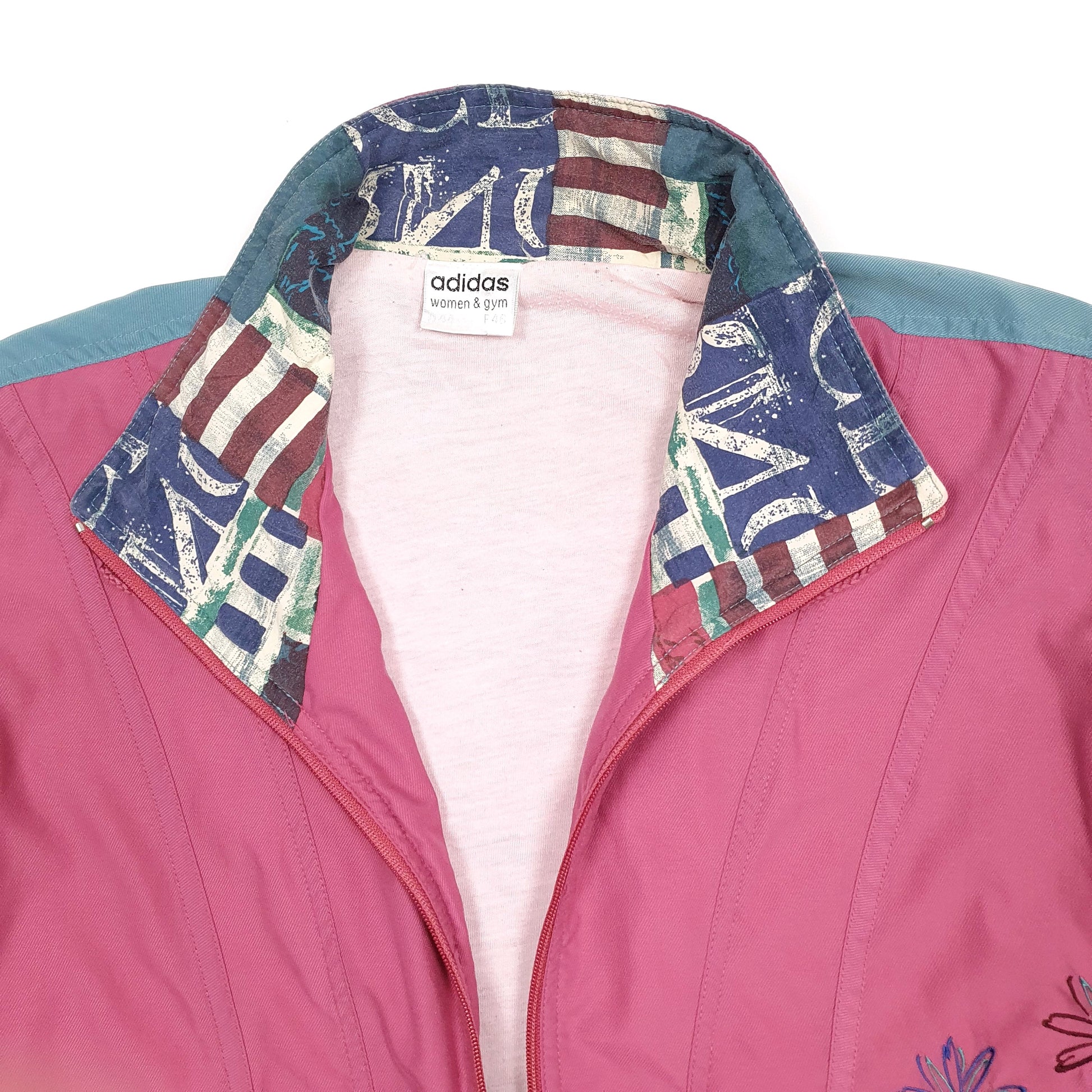 Womens Burgundy Adidas Vintage  Coat