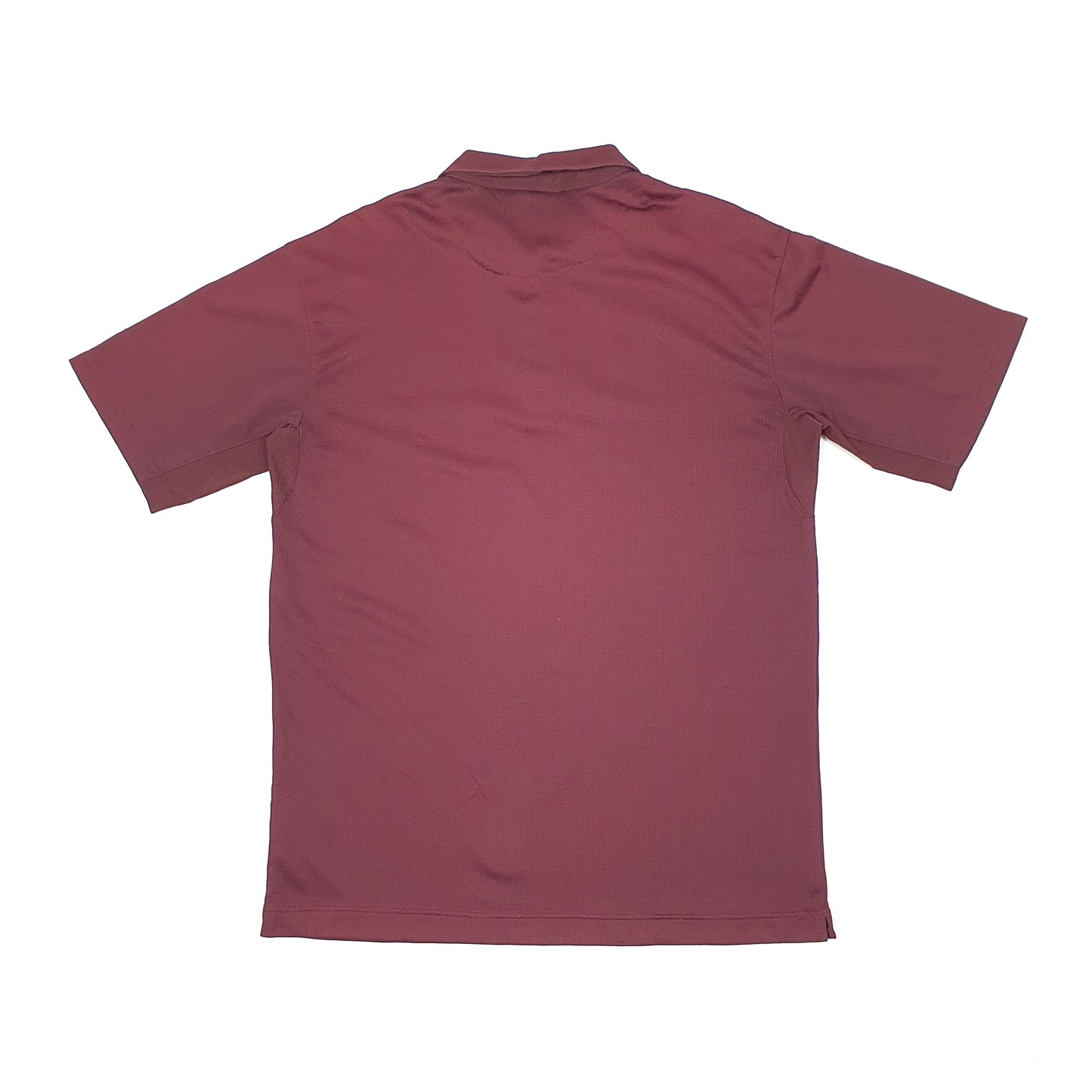 Nike Sphere Dry Short Sleeve Polyester Polo Shirt Burgundy
