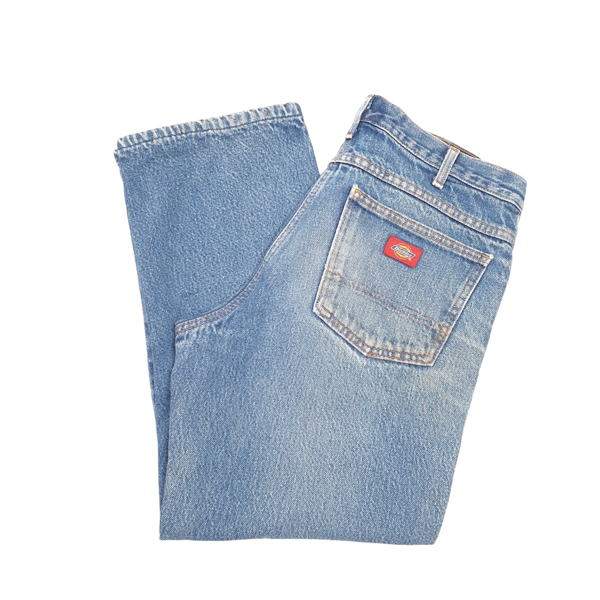 Mens Blue Dickies Insulated Winter Lined Casual JeansW32 L27