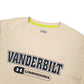 Under Armour Heat Gear Vanderbilt Commodores Short Sleeve Polyester T Shirt Cream