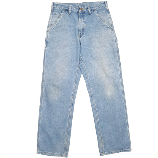 Carhartt Casual Loose Fit Carpenter Jeans W30 L30 Blue