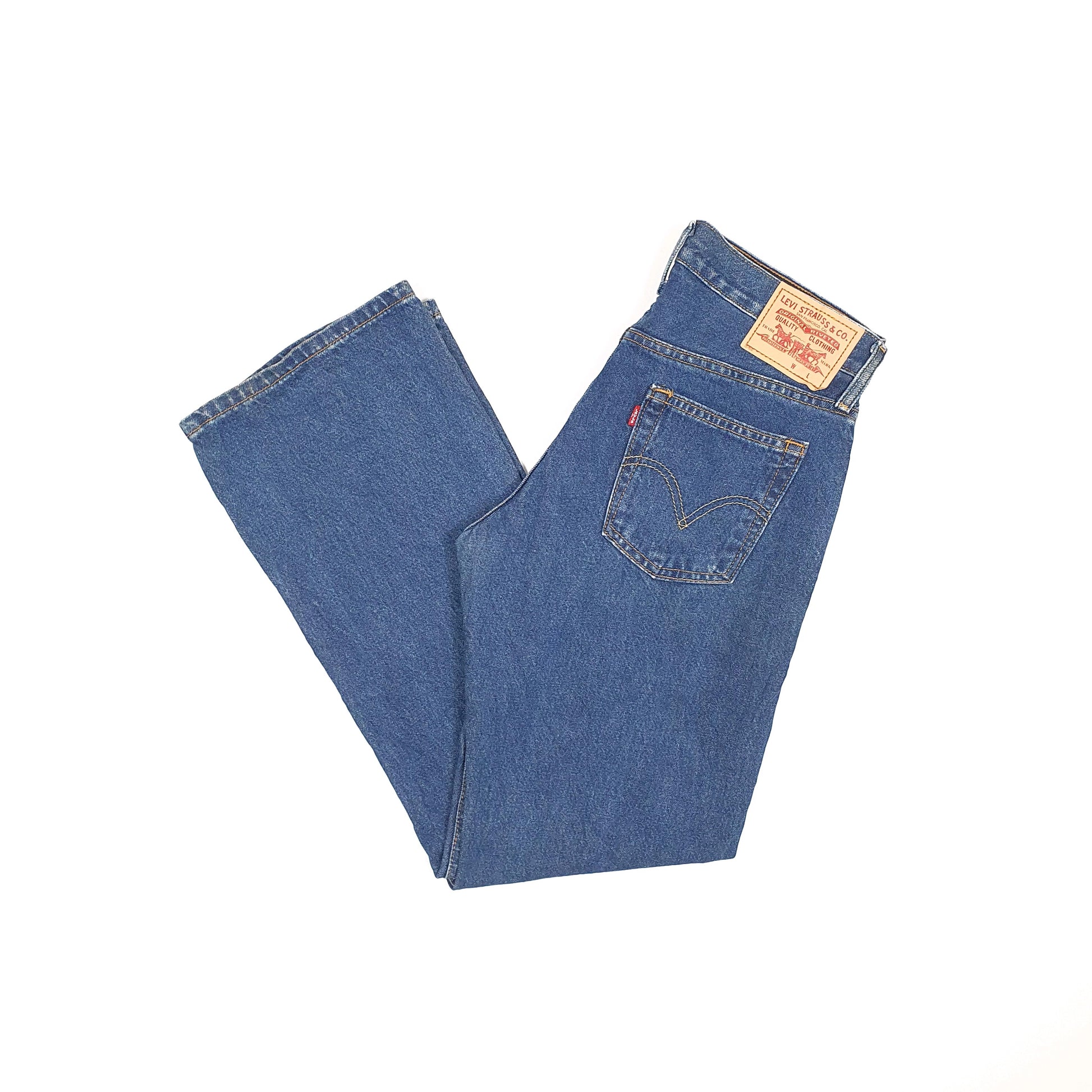 Levis 527 Bootcut Fit Jeans W32 L31 Blue