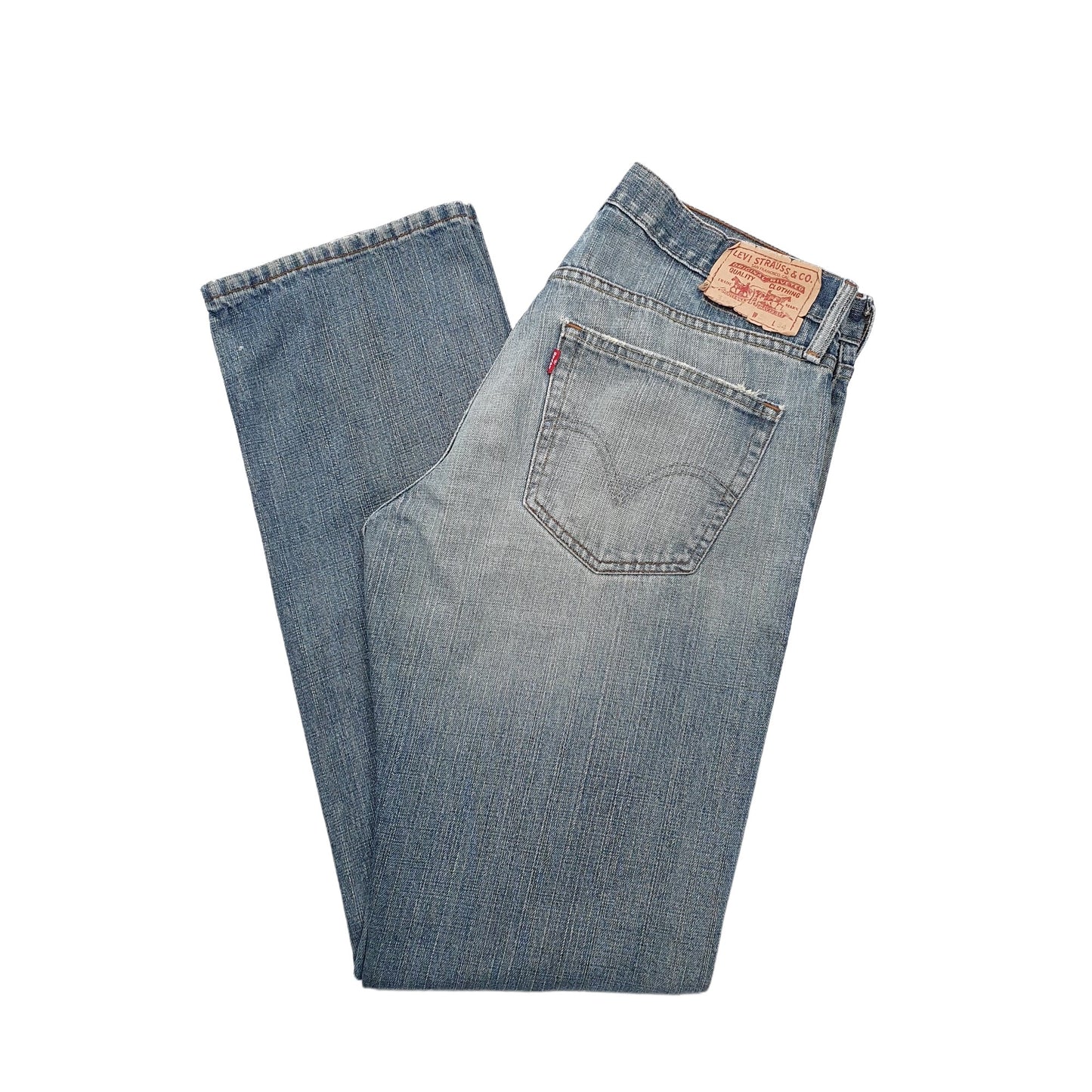 Levis 514 Straight Fit Jeans W34 L34 Blue