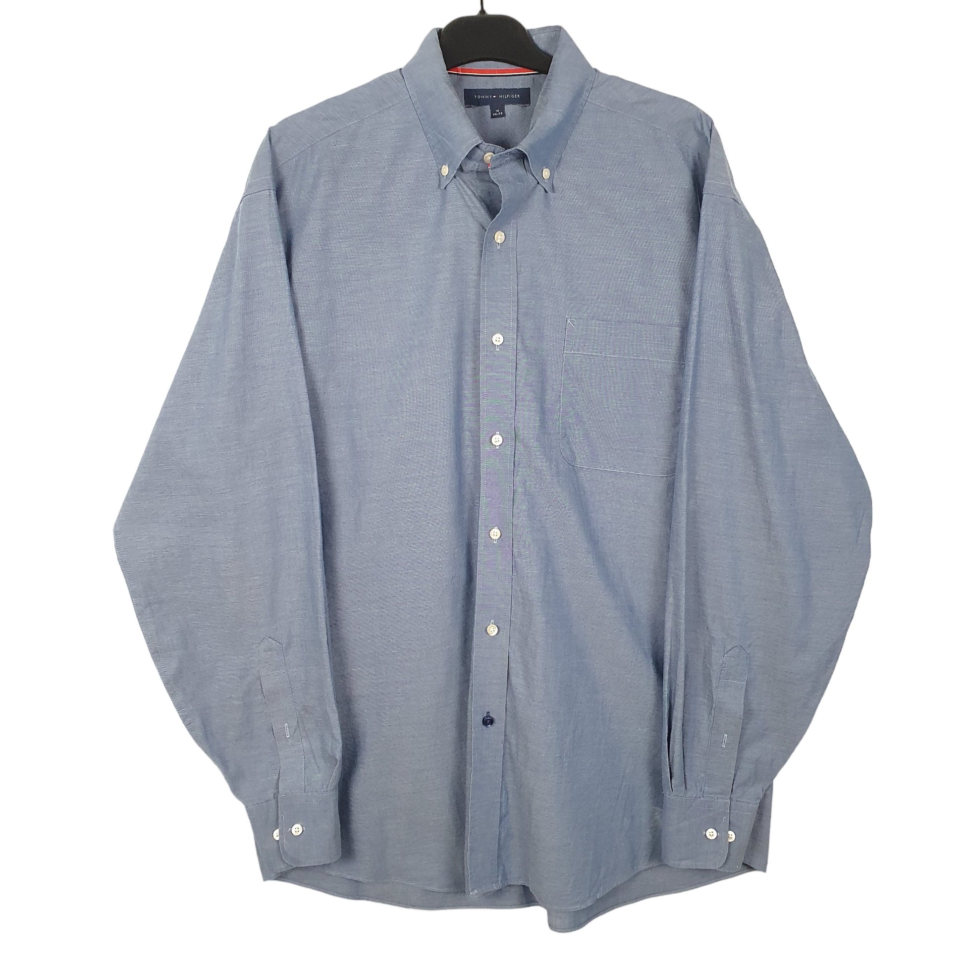 Blue Tommy Hilfiger Long Sleeve Shirt