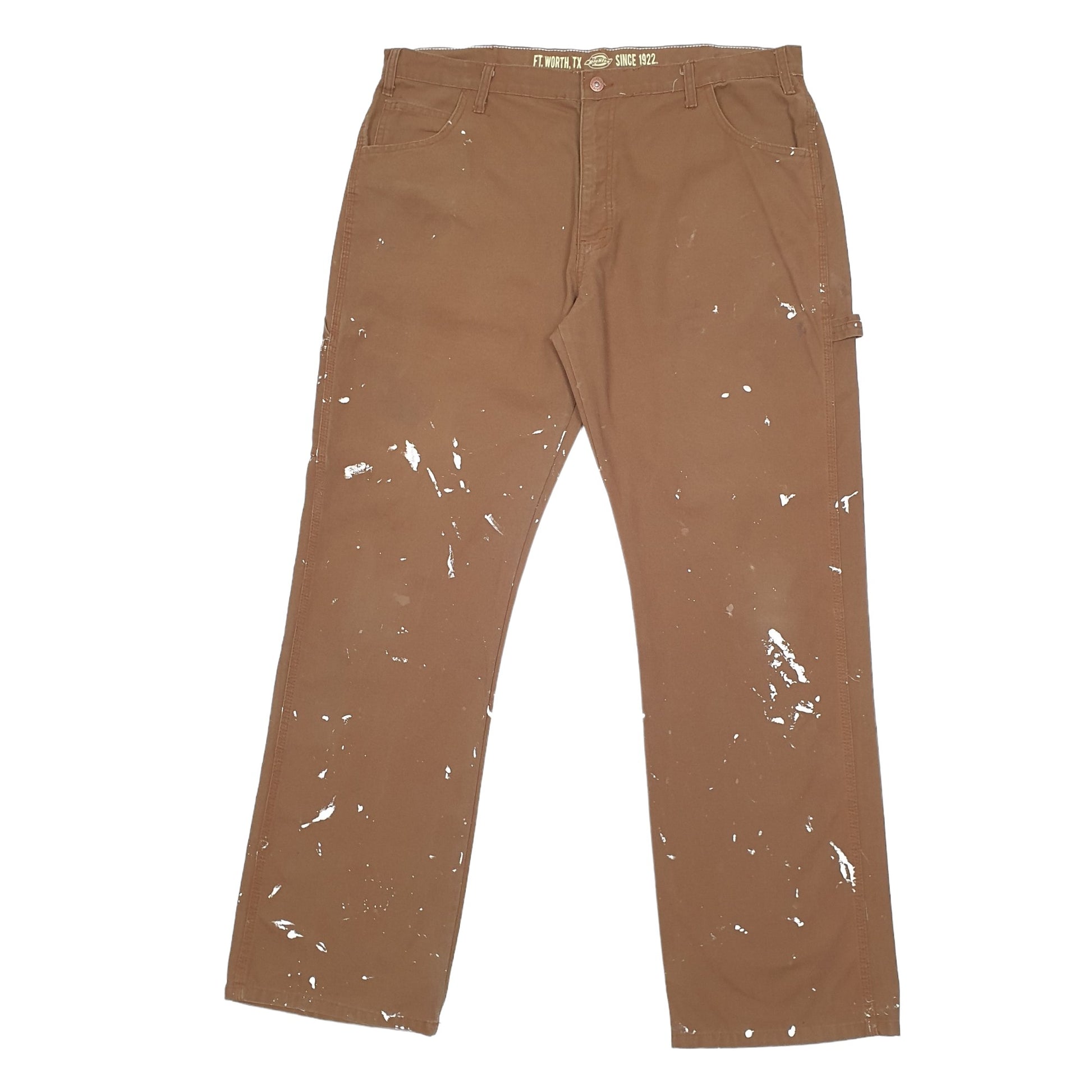 Mens Brown Dickies  Carpenter Trousers